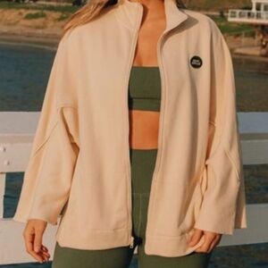 Daily Drills Zip-Up Jacket, M/L, New, Sand